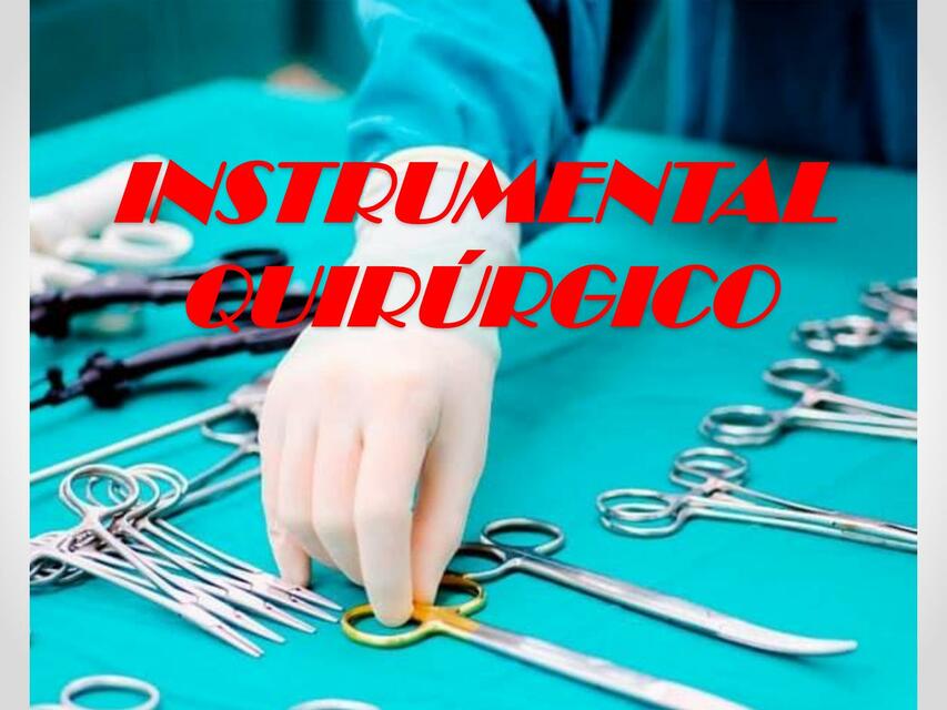 Instrumental Quirúrgico