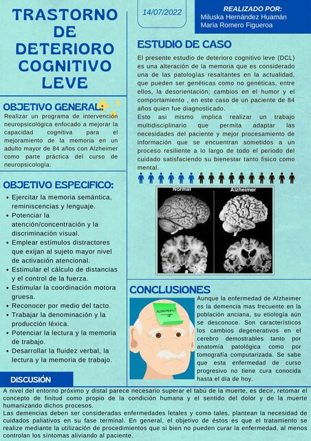 Póster Científico Alzheimer