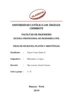 cuadro comparativo de las vidas de Sócrates Platón y Aristóteles