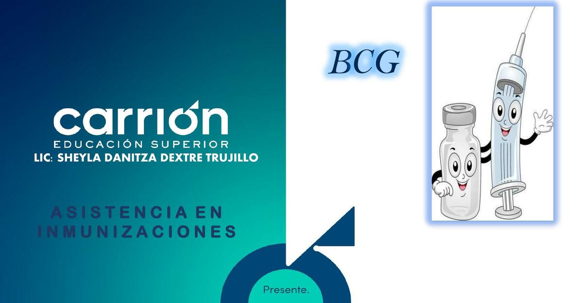 BCG Enfermería