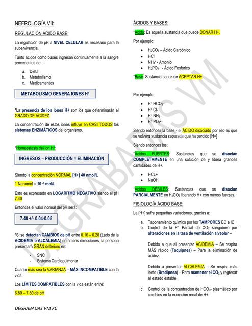 Nefrología Clase VII