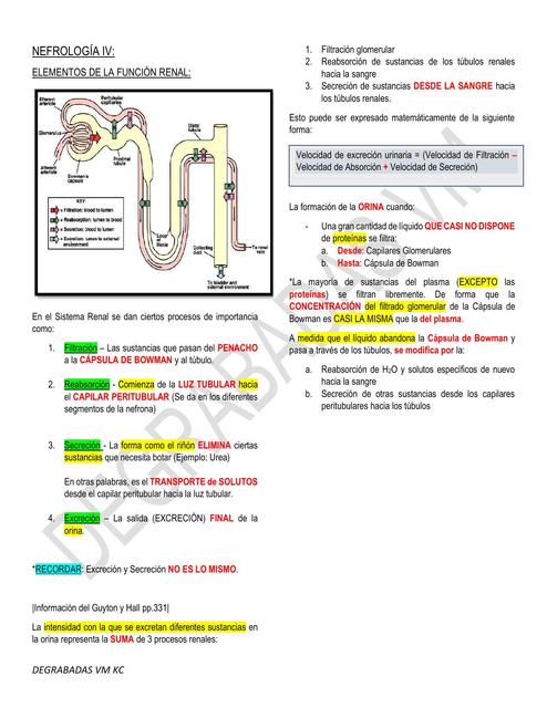 Nefrología Clase IV