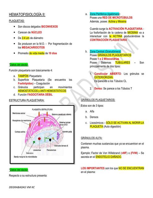 Hemofisiología Clase II