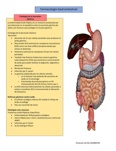 Fármacos Gastrointestinales