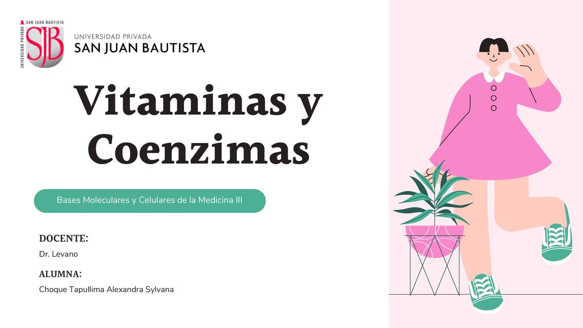 Vitaminas y Coenzimas