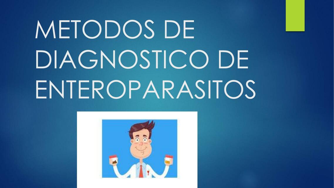 Métodos de diagnostico de enteoparasitos