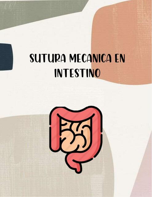 Sutura Mecánica Intestino