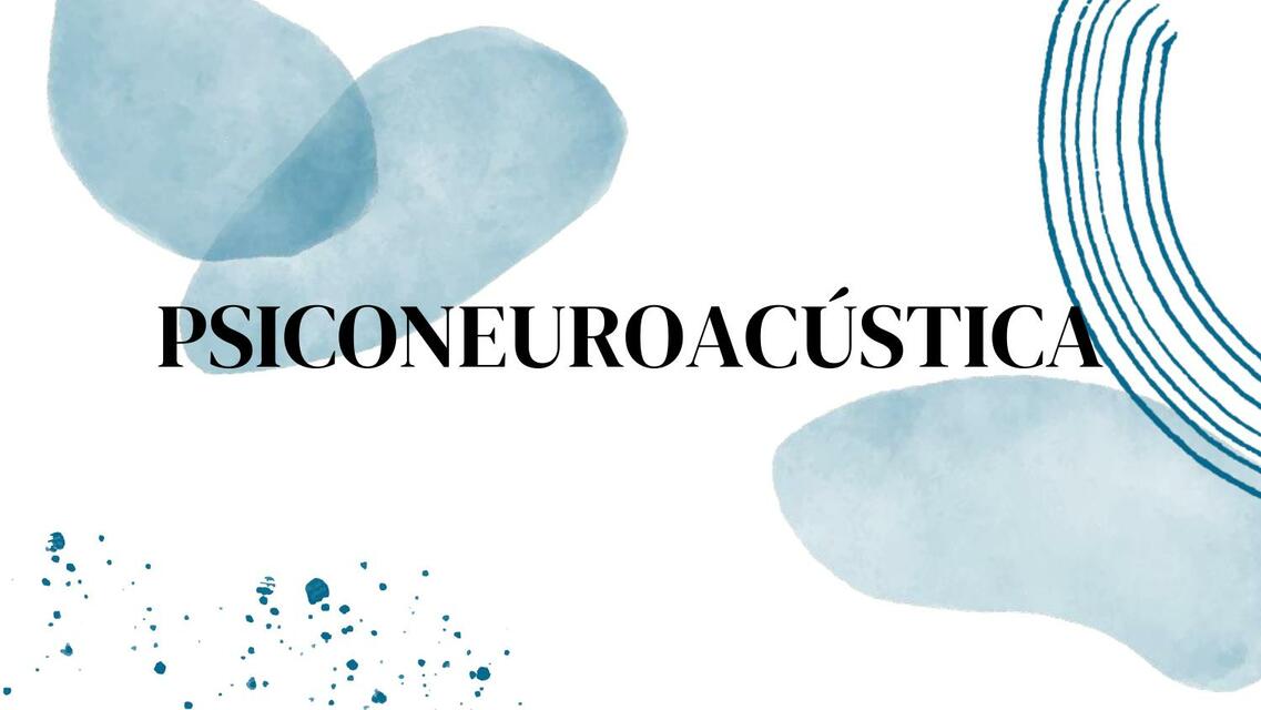 Psiconeuroacústica