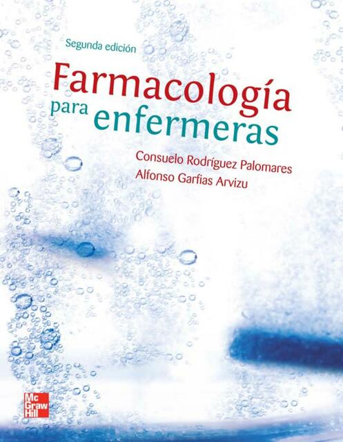 Farmacología para enfermeras.