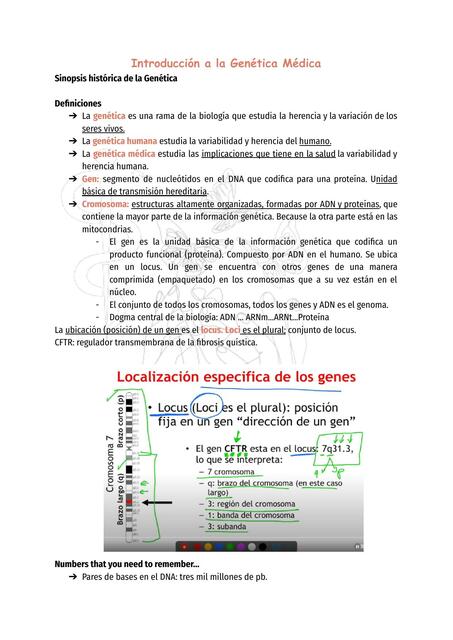 Introducción a la genética médica