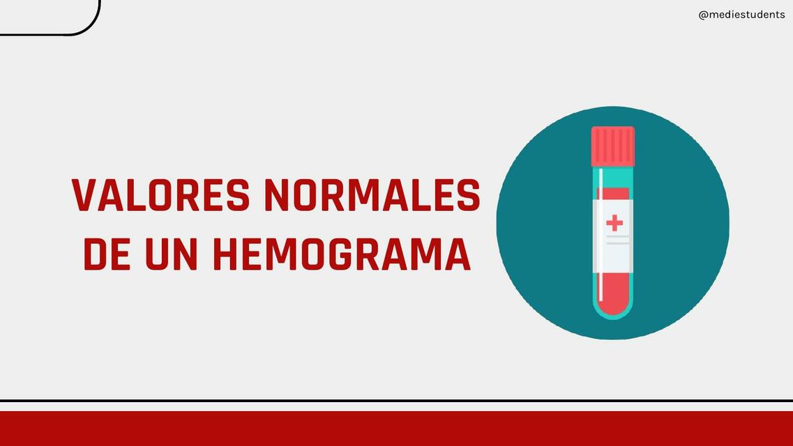 Hemograma Normal