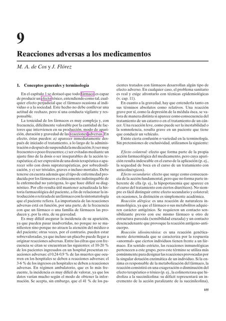 Reacciones adversas a los medicamentos