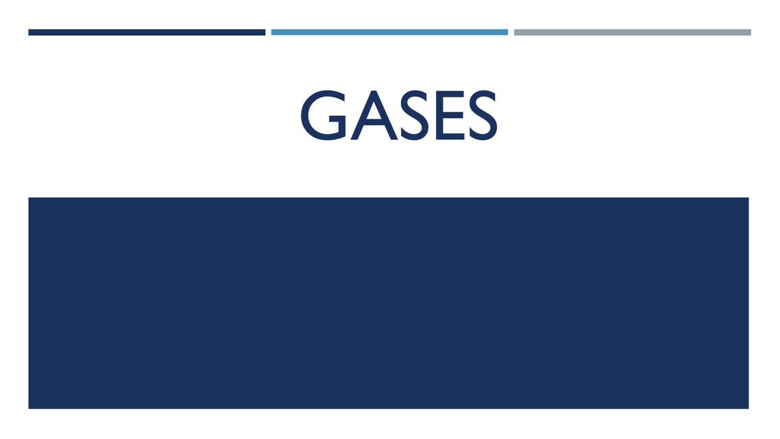 Séptima Clase de Química Gases 