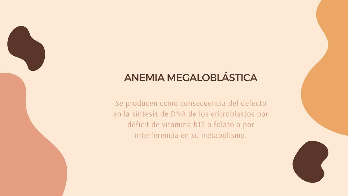 Anemia Megaloblástica 