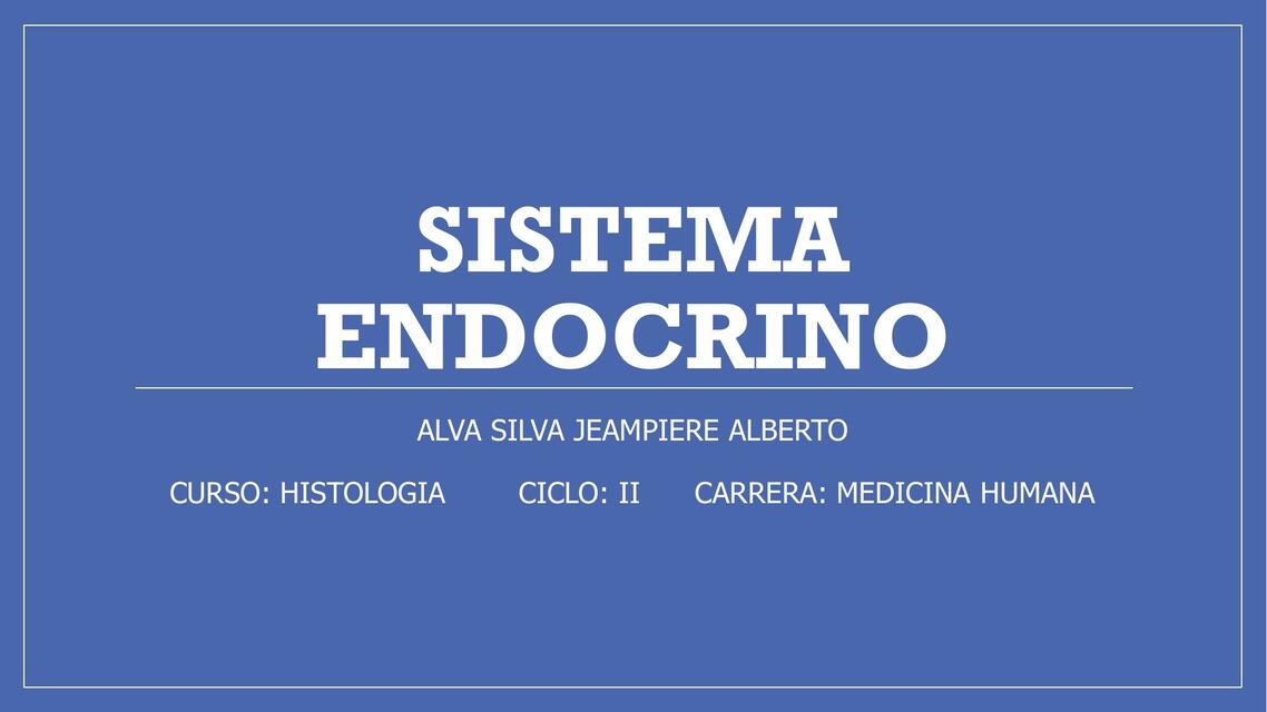 Sistema Endocrino 