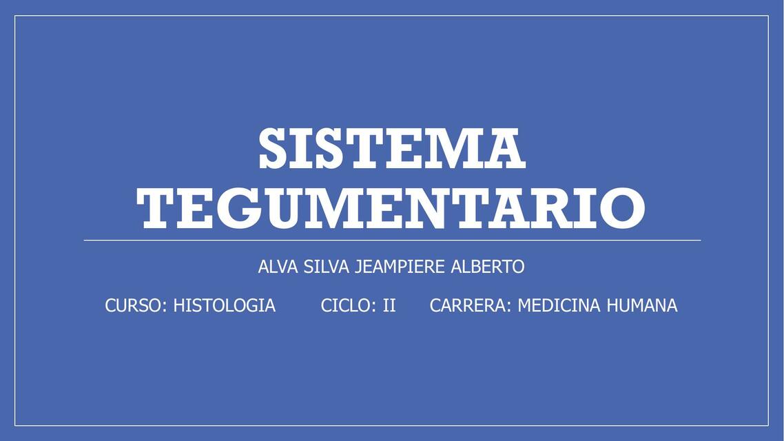 Sistema Tegumentario