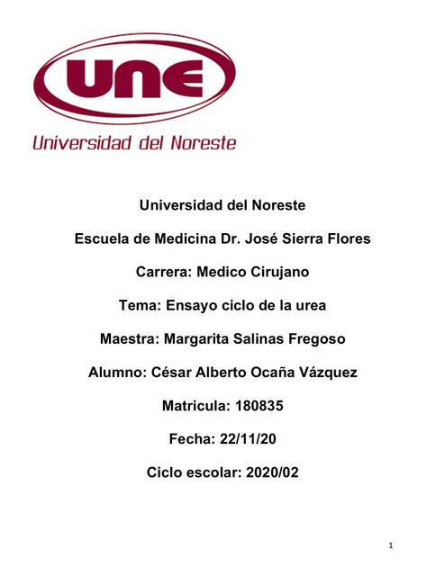 Ciclo de la urea