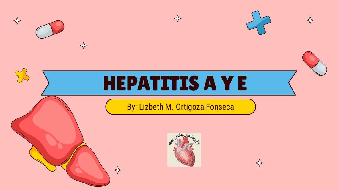 Hepatitis A y E 