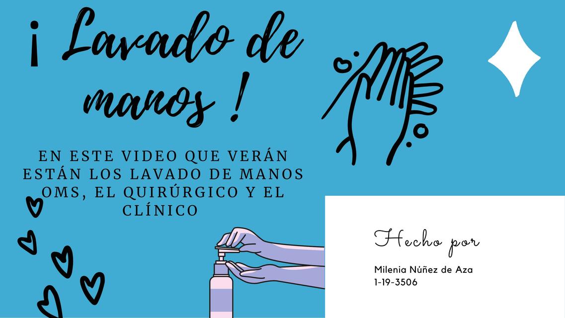 Resúmenes de Lavado Correcto de Manos | Descarga apuntes de Lavado