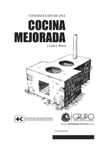 Construcción de una cocina mejorada a leña y bosta