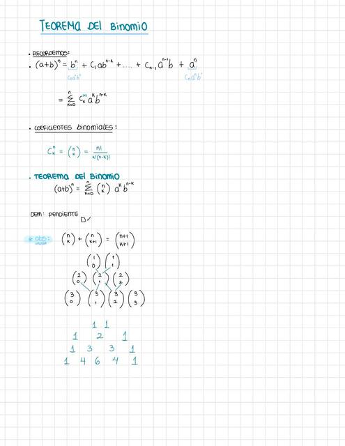 Teorema de Binomio Parte 2