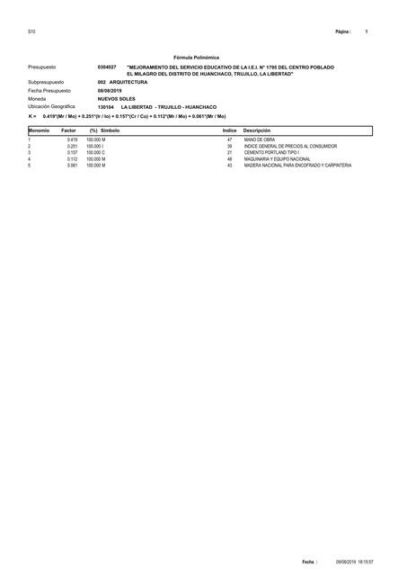 0.10.1.- Formula Arquitectura 