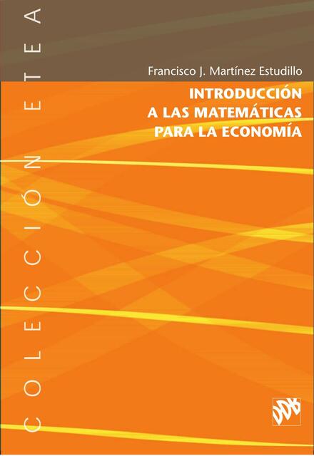 Introducción a las Matemáticas para la Economía