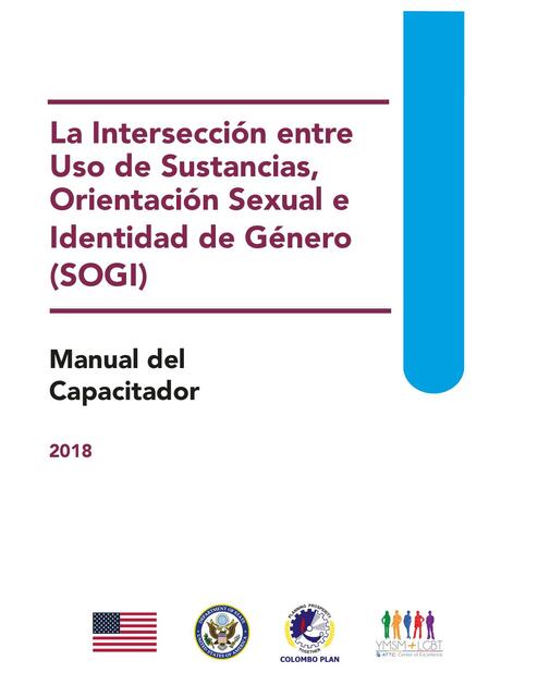 La Intersección entre Uso de Sustancias, Orientación Sexual e Identidad de Género (SOGI) - Manuel del Capacitador