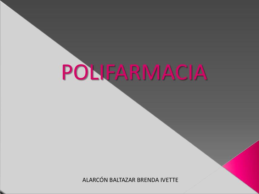 Polifarmacia