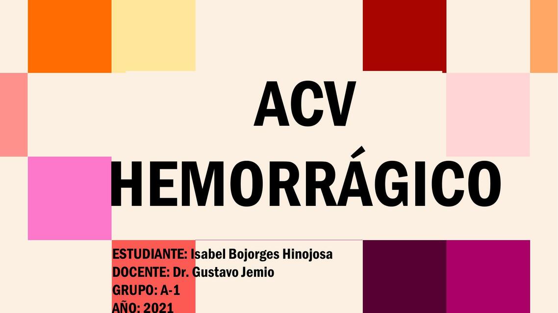 ACV Hemorrágico 