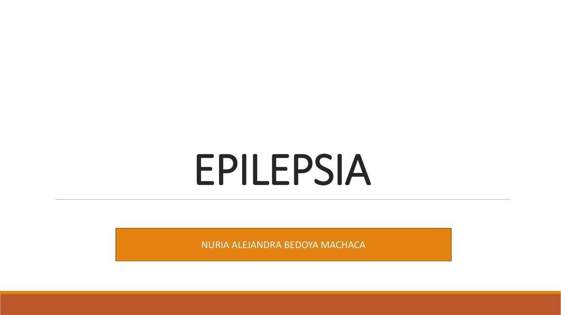 Epilepsia 