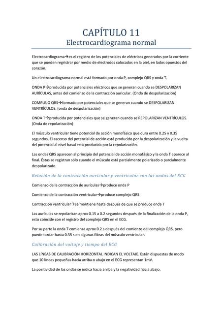 Electrocardiograma Normal