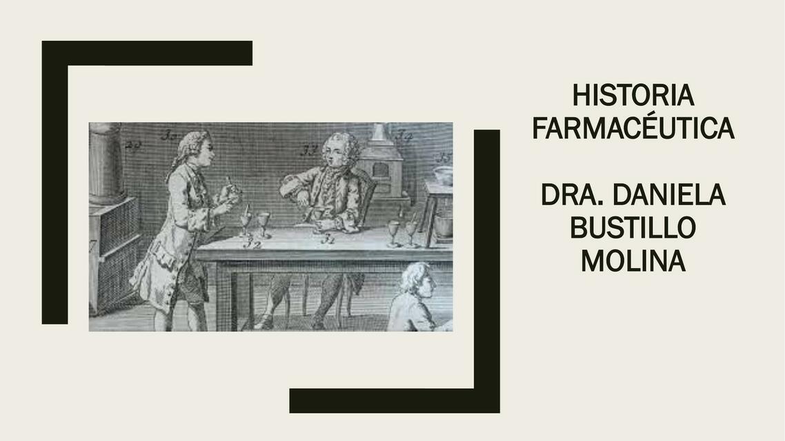 Historia farmacéutica 