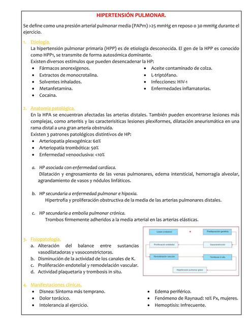 Hipertensión Pulmonar 