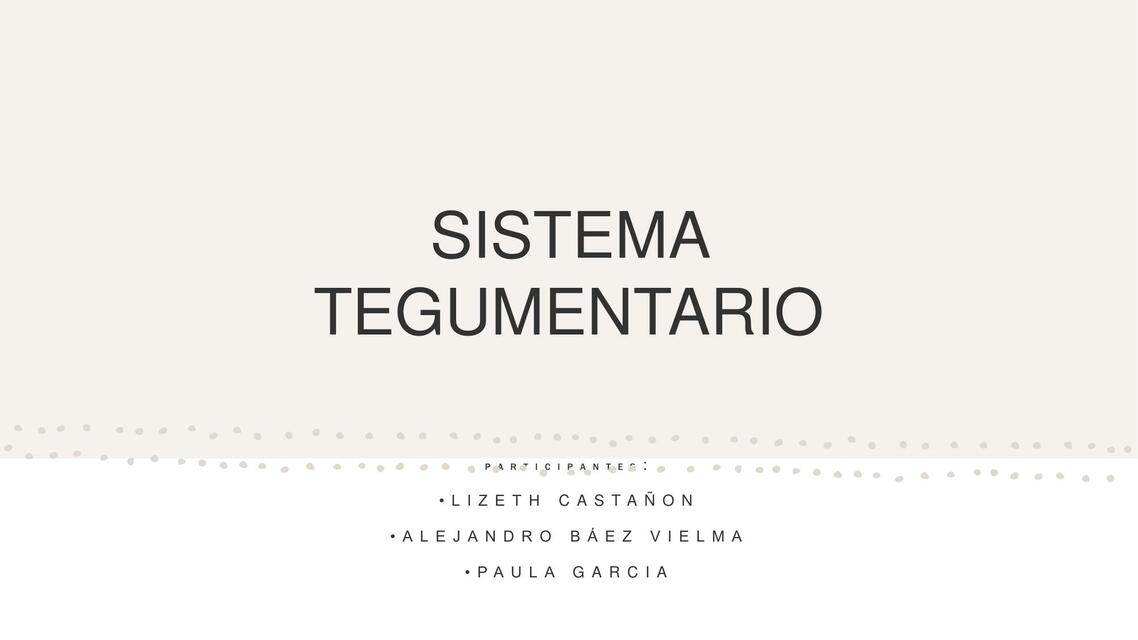 Sistema Tegumentario