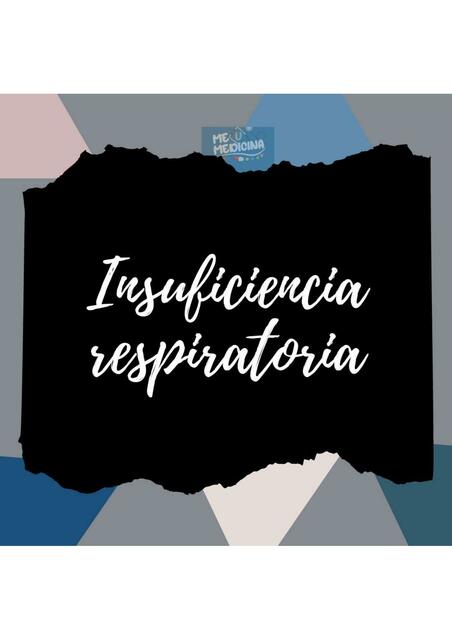 Insuficiencia Respiratoria 