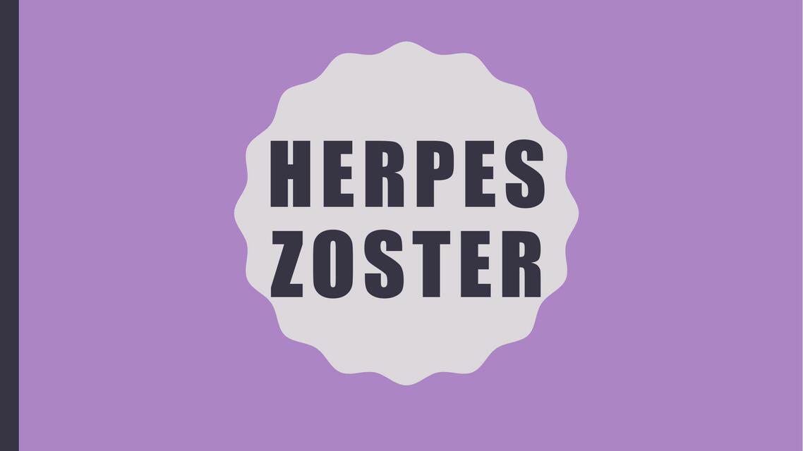 Herpes Zoster Esther Saona Udocz