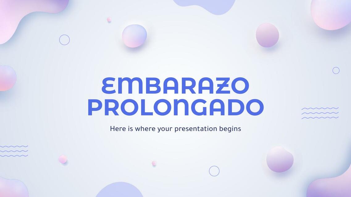 Embarazo Prolongado 