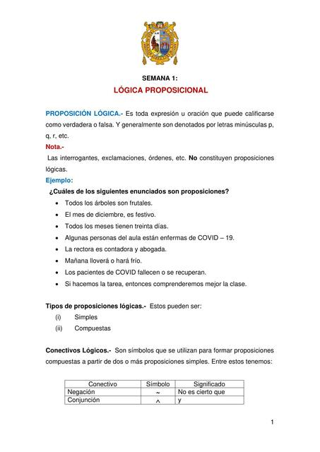 Lógica Proposicional 