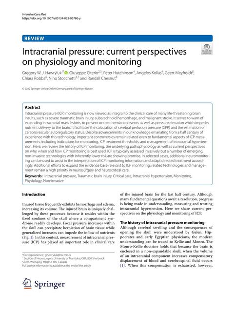 Presión Intracraneal 