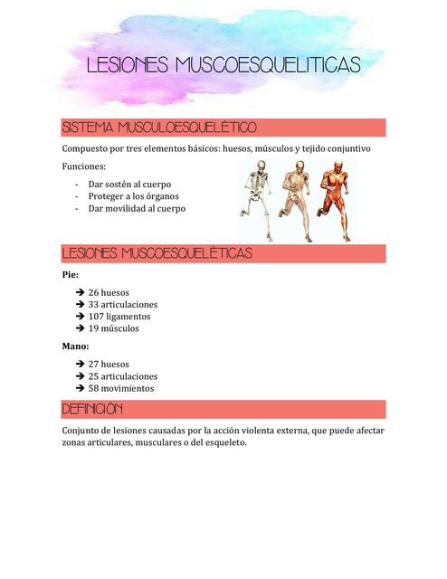Resúmenes de Lesiones musculoesqueléticas | Descarga apuntes de ...