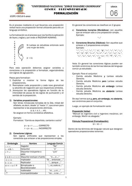 Practica y respuestas 2 Lógica 