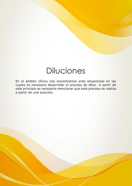 Diluciones