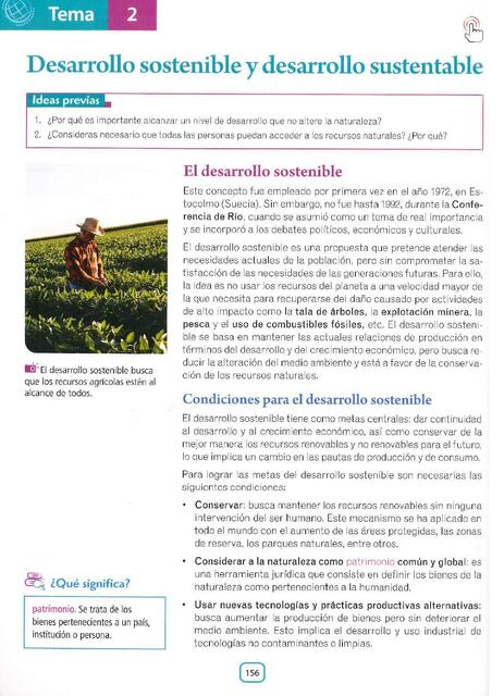 Desarrollo Sostenible y Desarrollo Sustentable