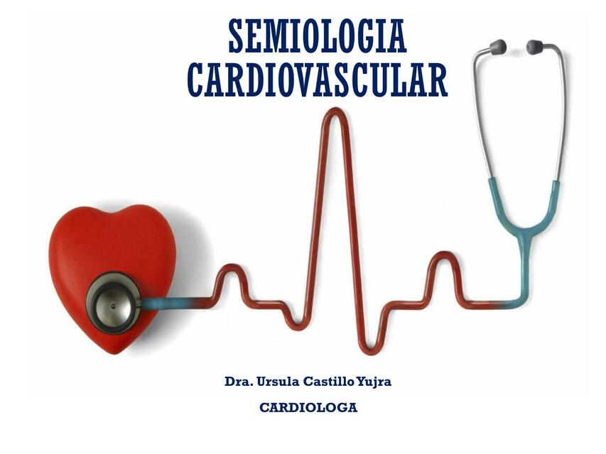 Semiología Cardiovascular 