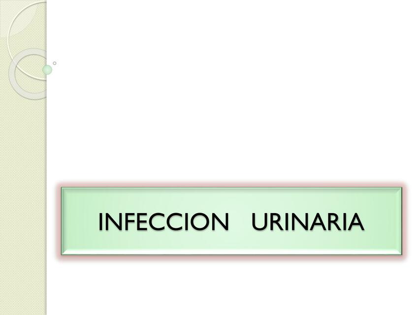 Infección Urinaria 