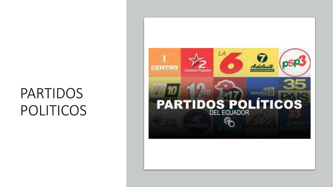 Partidos Políticos en Ecuador