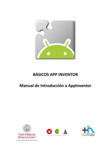 Básicos APP Inventor Manual de Introducción