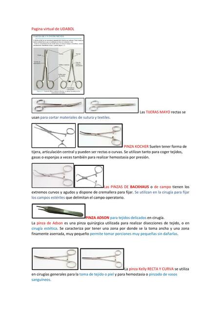 Instrumental Quirúrgico 