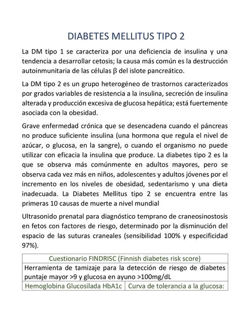 Diabetes Mellitus Tipo 2